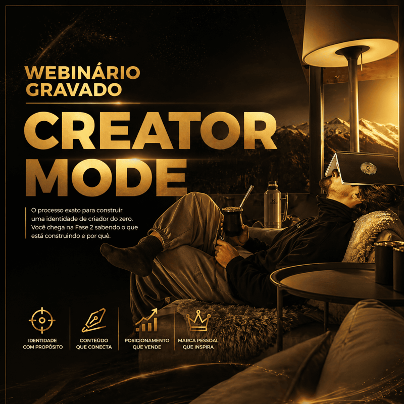 Bônus 2 — Webinário Creator Mode