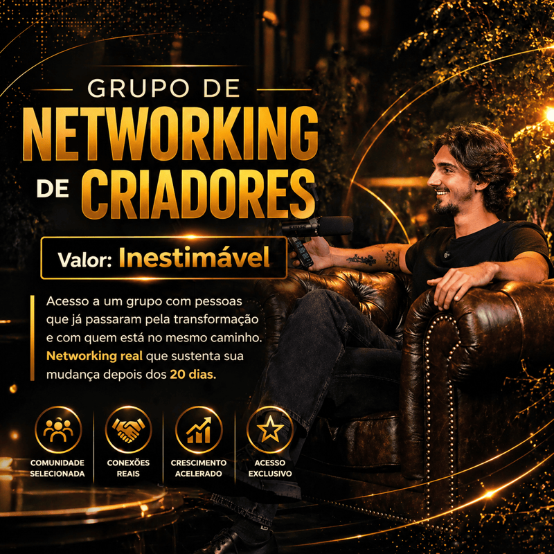 Bônus 3 — Grupo de Networking